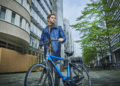 Sparta E-Bike in der Stadt
