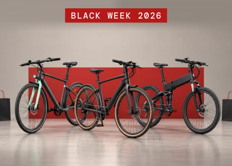 Black Week 2026: Tenways CGO600, Fiido C21 und Legend Etna im Studio (Symbolbild, KI-generiert)